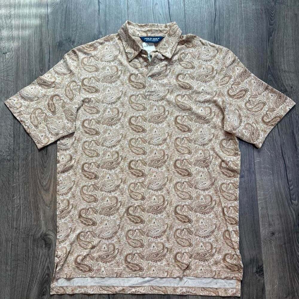 Polo Golf Ralph Lauren Paisley Polo Shirt Fieldstone